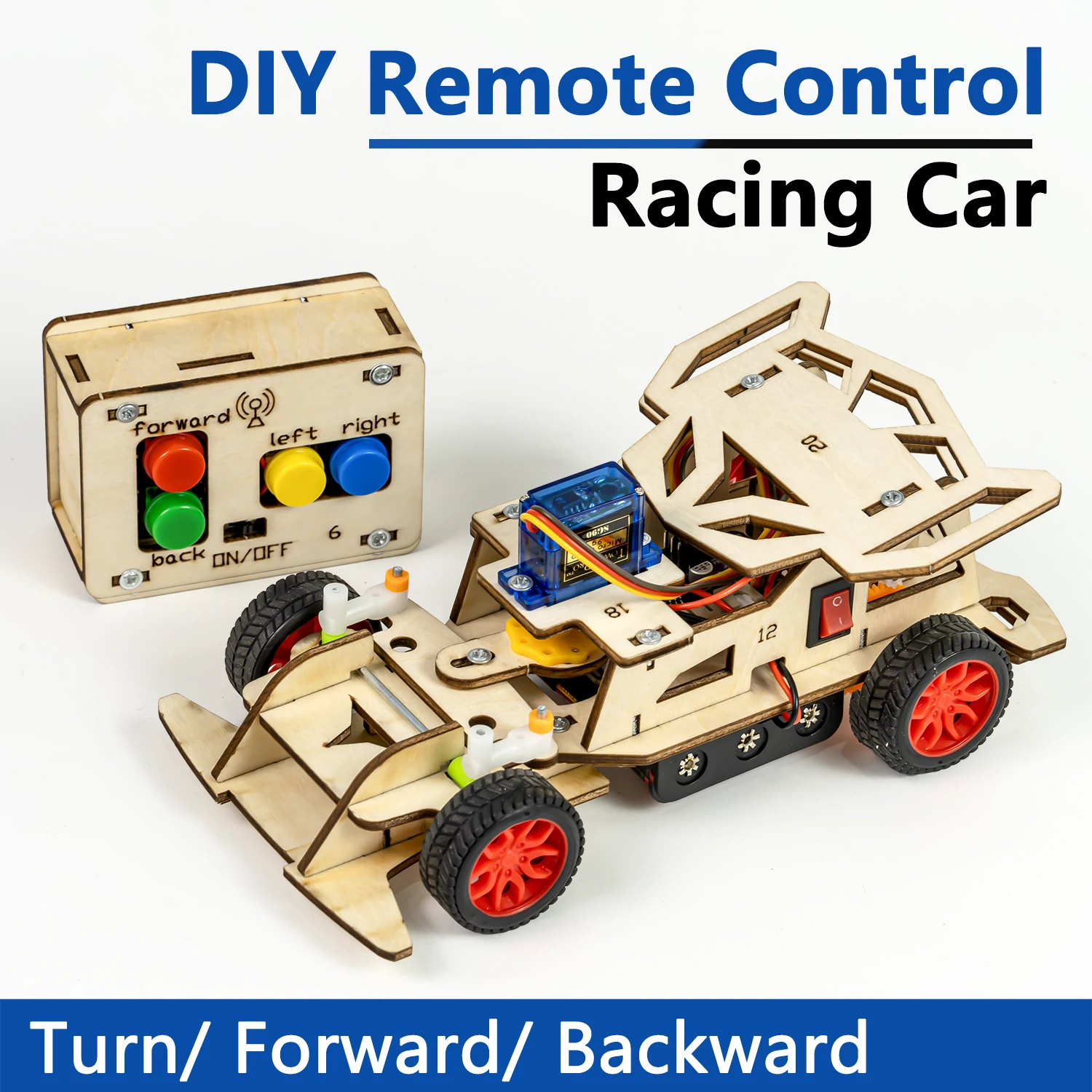 Diy Electronics Projects For Students - DIY 원격 제어 조향 자동차 키트