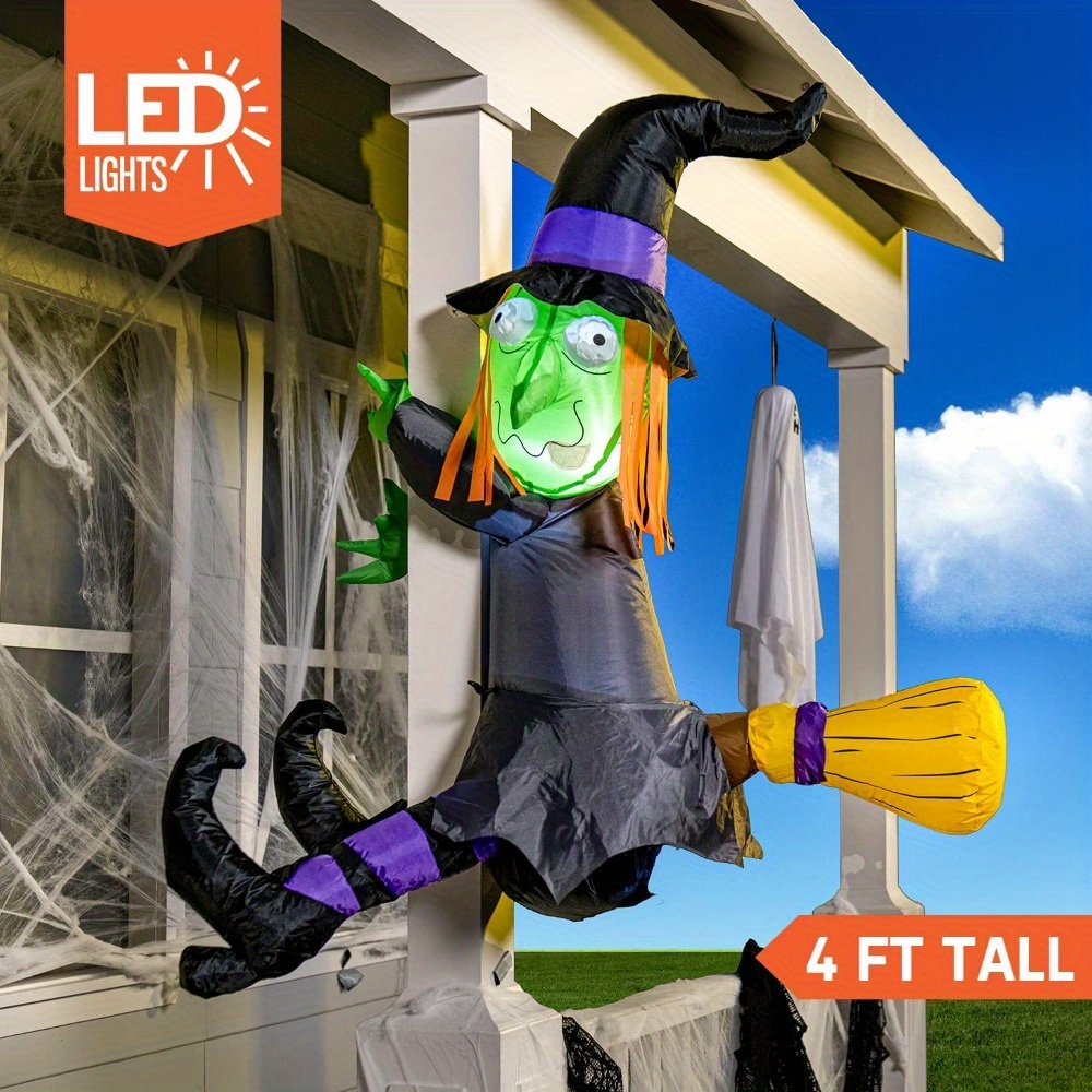 Diy Halloween Electronics - 4피트 할로윈 풍선 마녀 장식 (내장