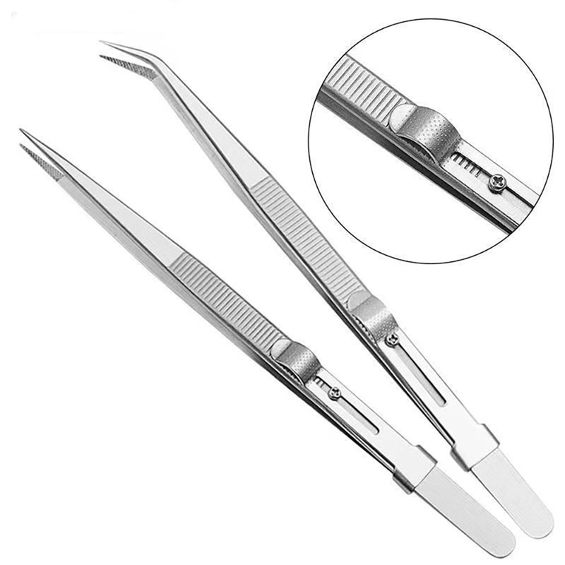 Diy Electronics Tool Kit - 조정 가능한 자체 클램핑 핀셋 보석