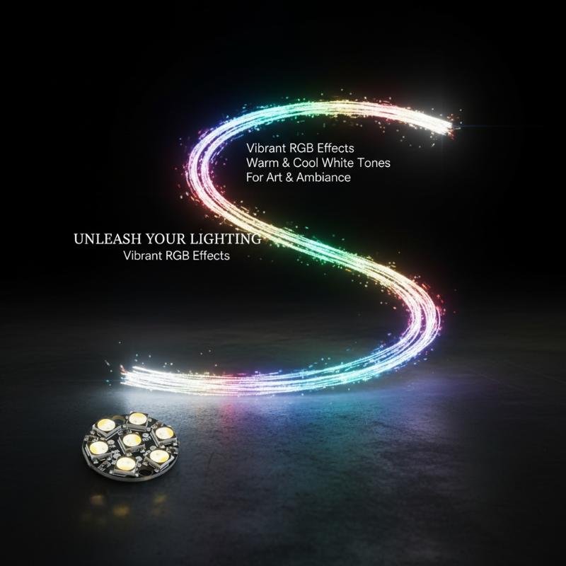 Diy Electronics Projects For Students - WS2812 7비트 원형 LED 회로 기판