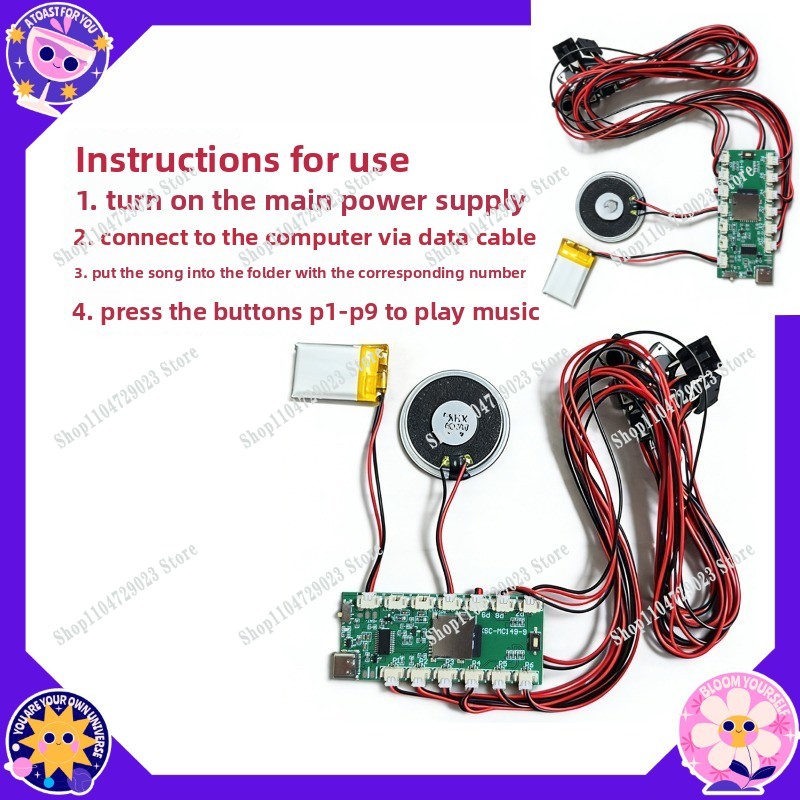 Diy Electronics To Sell - 제조업체의 인기 음악 벽 모듈 그룹