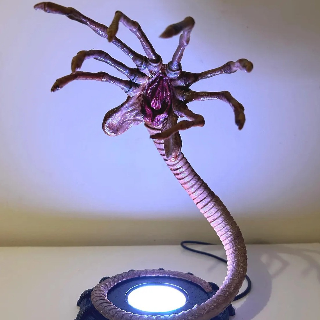 Diy Halloween Electronics - 외계인 페이스허거 램프 야간 조명, LED