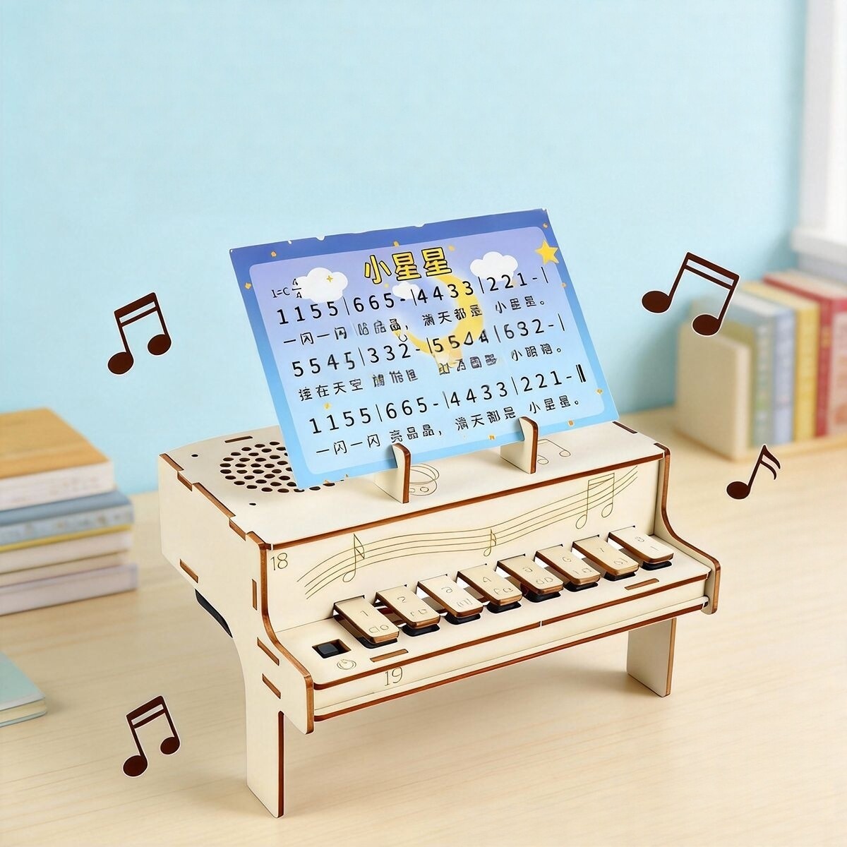 Diy Electronics Tool Kit - DIY 나무 전자 피아노 모델 STEM