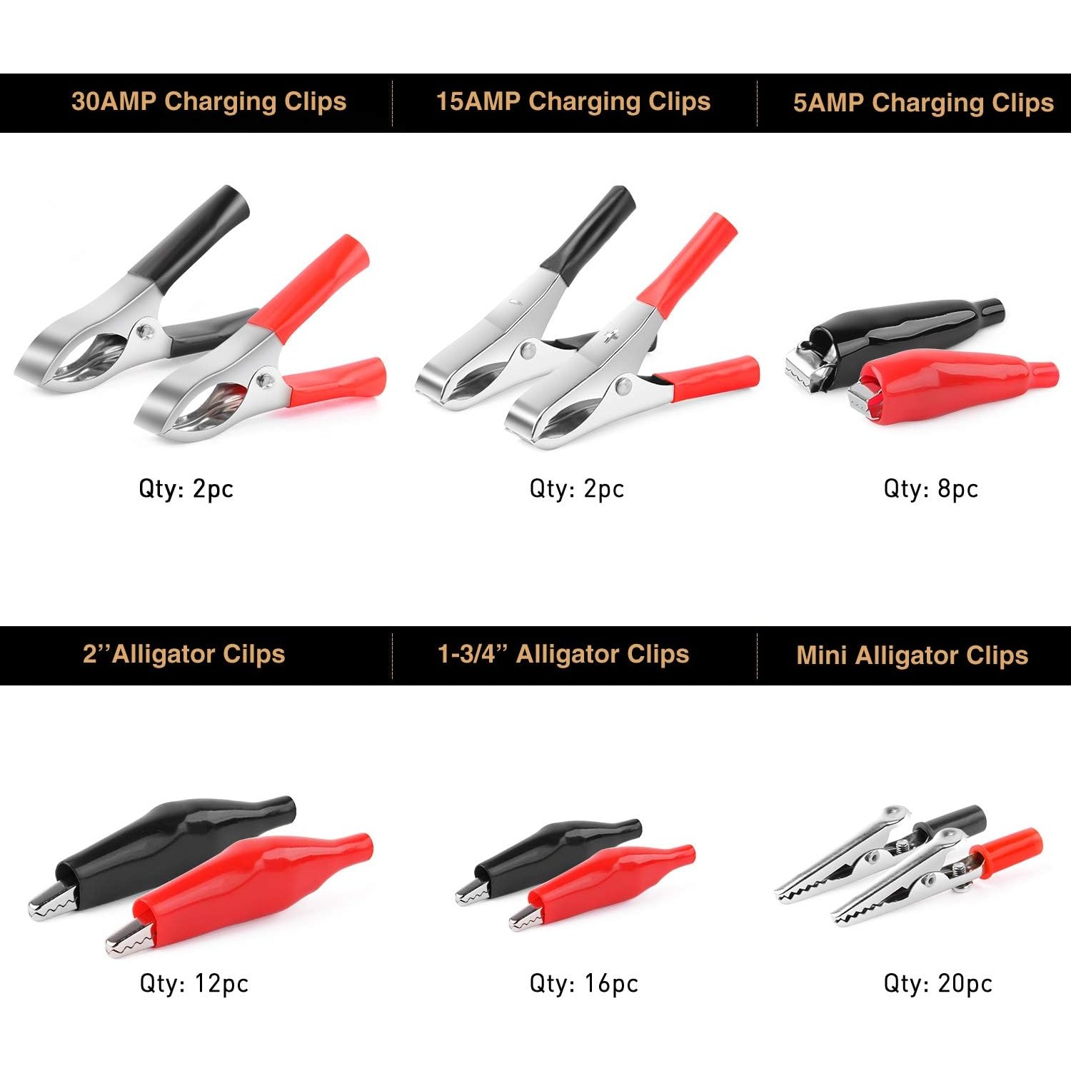 Nilight 60PCS 악어 클립 모듬 키트, 금속  - Diy Electronics Project Kit 리뷰 및 가격