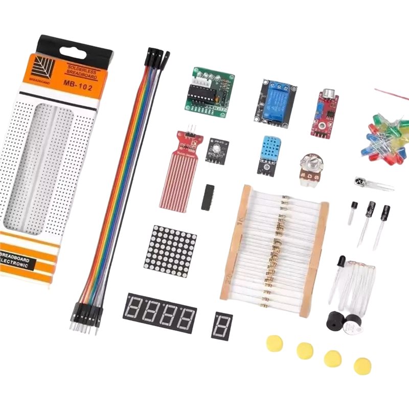 스테퍼 모터 학습 세트가 포함된 Arduino UNO  - Arduino Diy Electronics 리뷰 및 가격