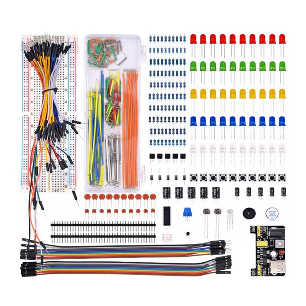 새로운 브레드보드 세트 전자 부품 스타터 DIY 키트  - Diy Electronics To Sell 리뷰 및 가격