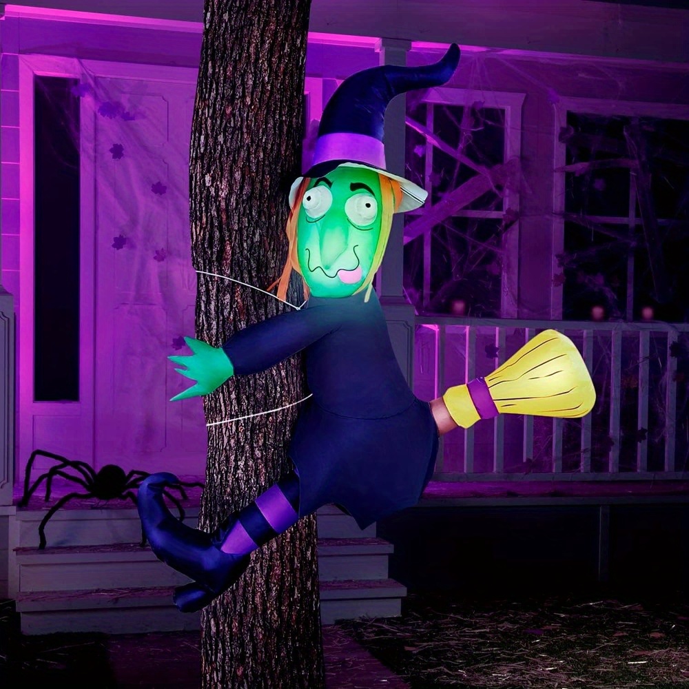 4피트 할로윈 풍선 마녀 장식 (내장 LED 조명 포함 - Diy Halloween Electronics 리뷰 및 가격