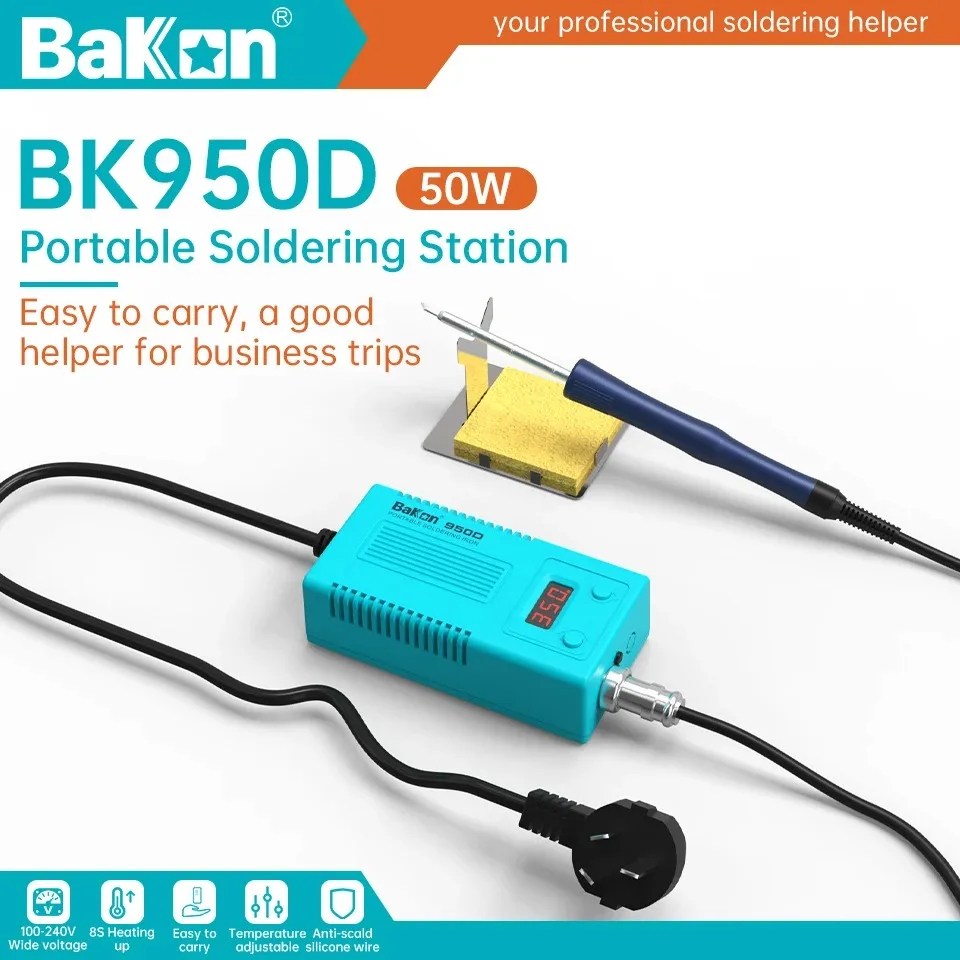 바콘 BK950D 납땜 스테이션 에스테시온 T12 온도 - Diy Electronics Tool Kit 리뷰 및 가격