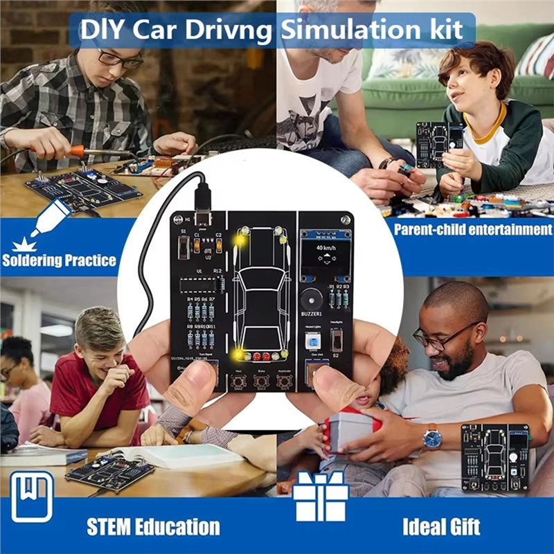 JABS-DIY 자동차 운전 시뮬레이션 납땜 연습 키트 - Diy Electronics Projects For Students 리뷰 및 가격