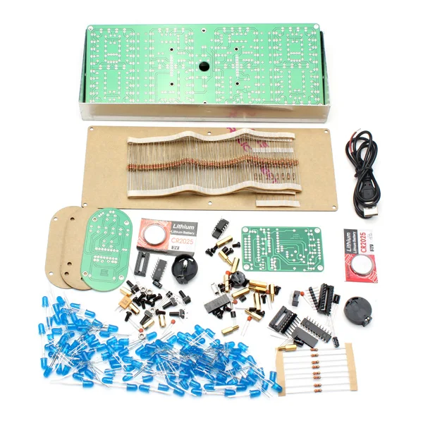 대형 스크린 원격 시계 전자 DIY 키트 알루미늄 커버 - Diy Electronics To Sell 리뷰 및 가격