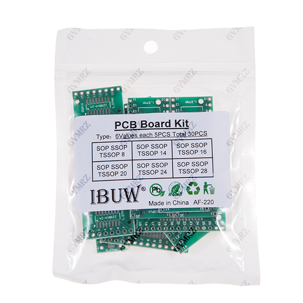 30PCS 6가지 값 SOP SSOP TSSOP PCB - Diy Electronics Project Kit 리뷰 및 가격