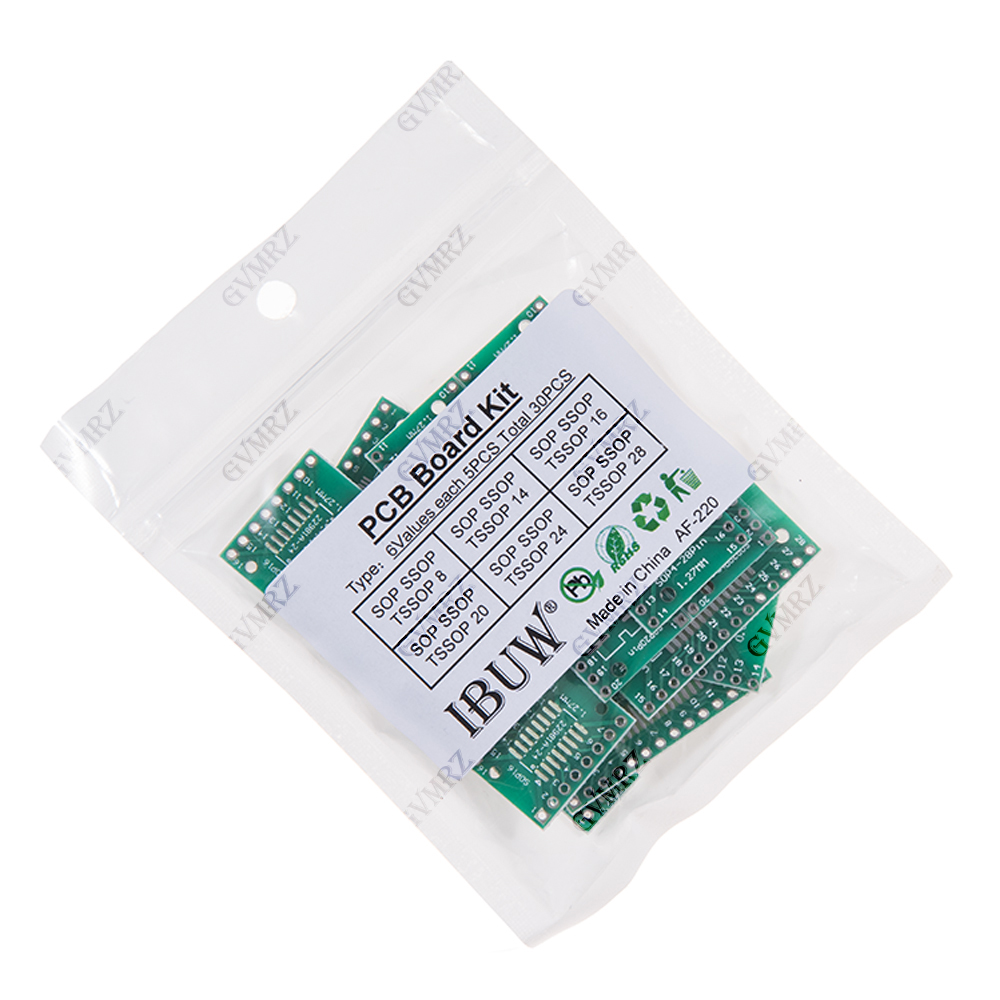 30PCS 6가지 값 SOP SSOP TSSOP PCB - Diy Electronics Project Kit 리뷰 및 가격