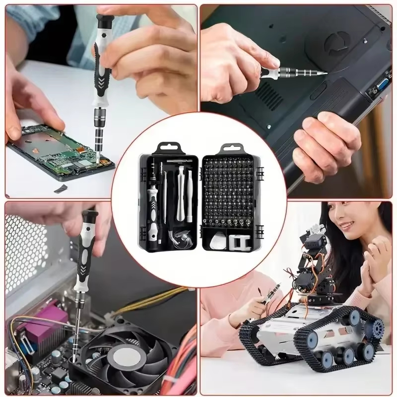 115-in-1 정밀 드라이버 세트(자석 비트 포함)  - Diy Electronics Project Kit 리뷰 및 가격