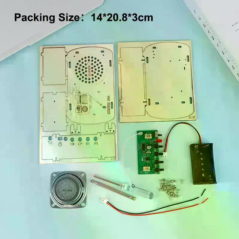 /Cna/DIY 나무 FM 라디오 키트 빈티지 조립 전 - Diy Electronics Projects For Students 리뷰 및 가격