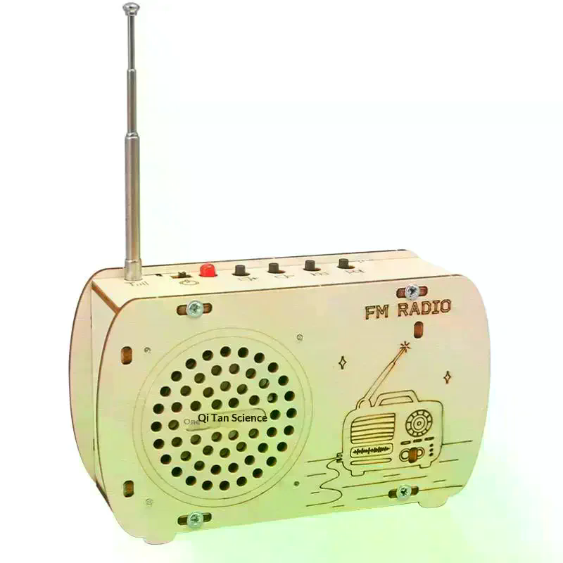 /Cna/DIY 나무 FM 라디오 키트 빈티지 조립 전 - Diy Electronics Projects For Students 리뷰 및 가격